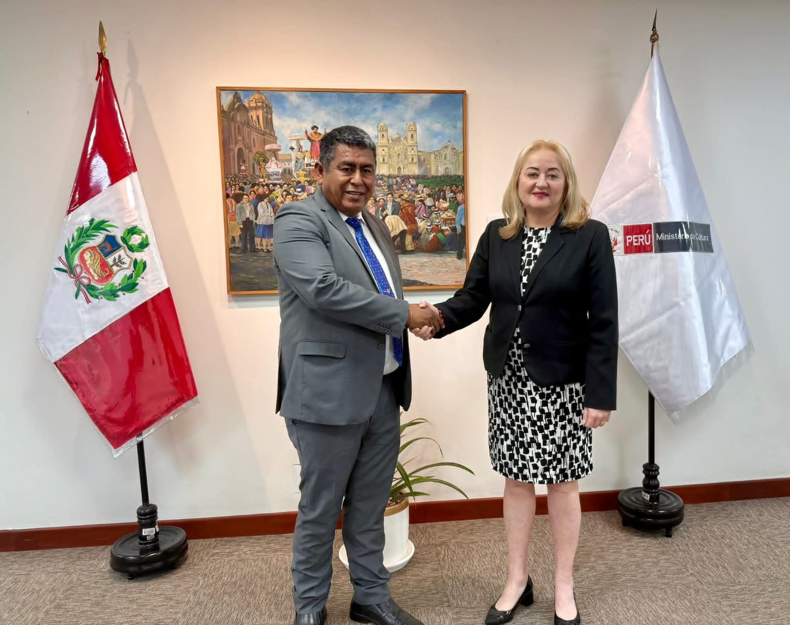 Nasca impulsa su desarrollo con gestiones ante la ministra de Cultura