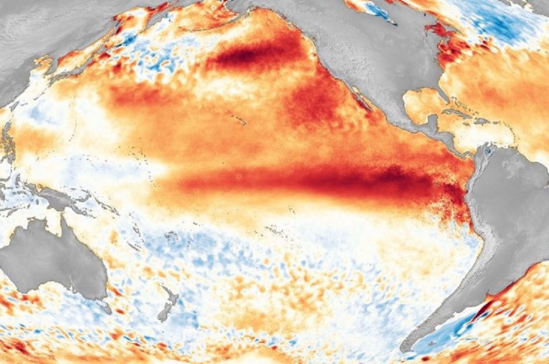 NOAA: El Niño se fortalece y eleva a 97% probabilidad que se extienda hasta marzo de 2027