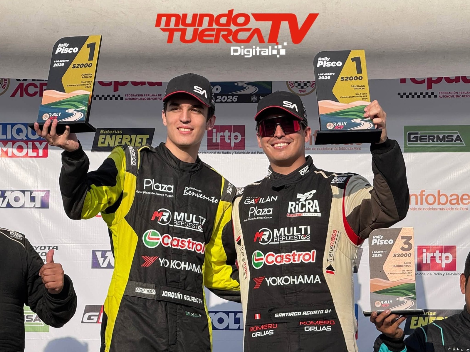 Pisco vibró con el cierre del Campeonato de Rally del ACP 2026