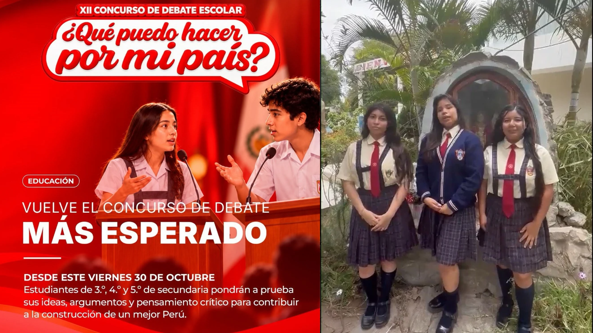Estudiantes de Pisco representarán a su provincia en concurso regional de Debate Escolar